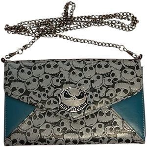 Disney Nightmare Before Christmas Jack Skellington Crossbody Clutch Purse